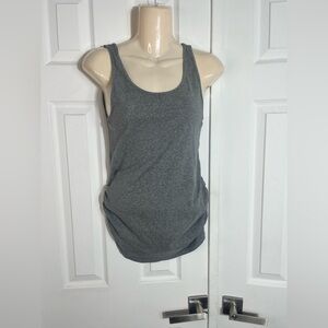 Old Navy Maternity Ribbed Gray Tank Top size M